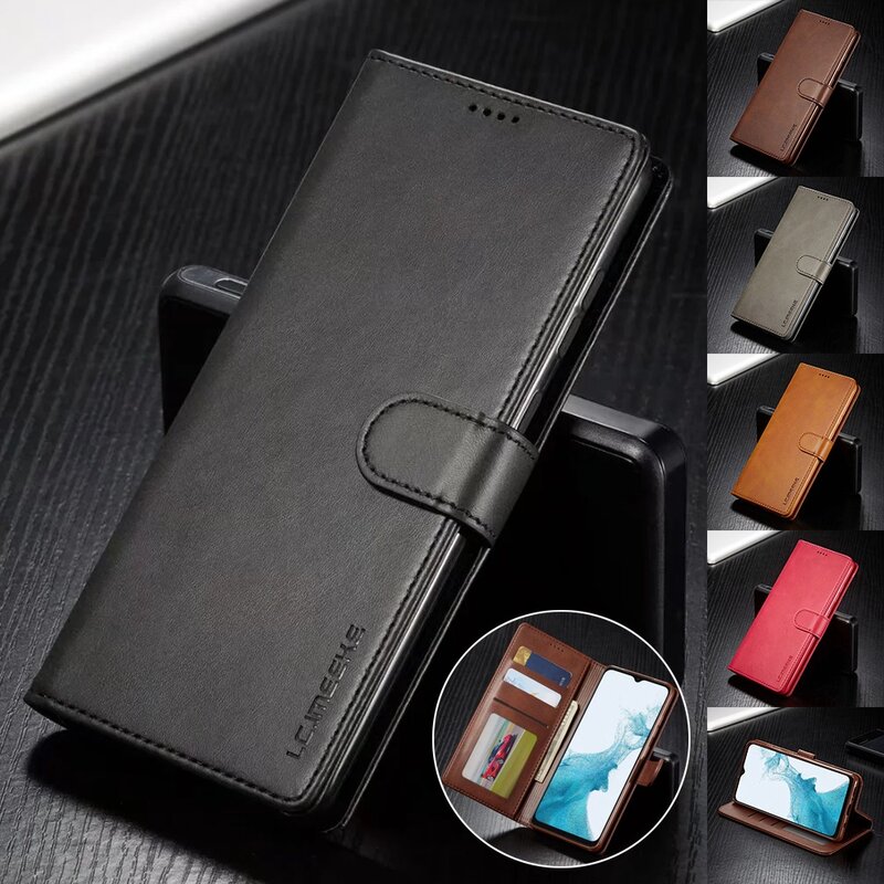 Leather Wallet Case for Samsung Galaxy A54 A34 A24 A14 A53 A33 A13 A72 A52S A42 A32 A22 A12 A71 A51 A41 A31 A21S A70 A50 A20 A10