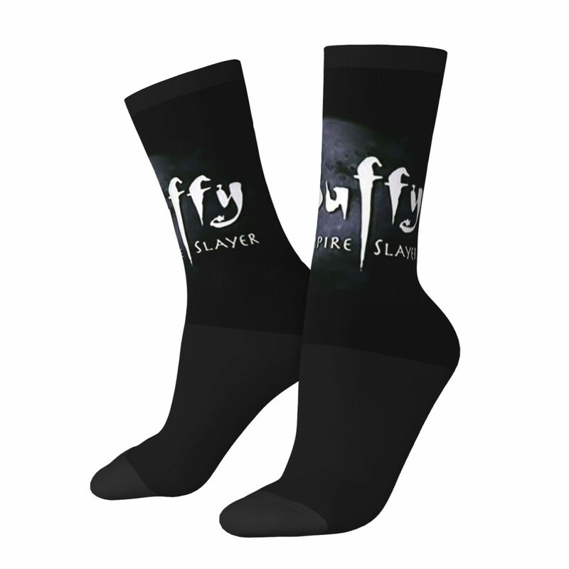 Buffy The Vampire Slayer Socks Harajuku calze assorbenti per il sudore calze lunghe per tutte le stagioni accessori per i regali della donna dell'uomo