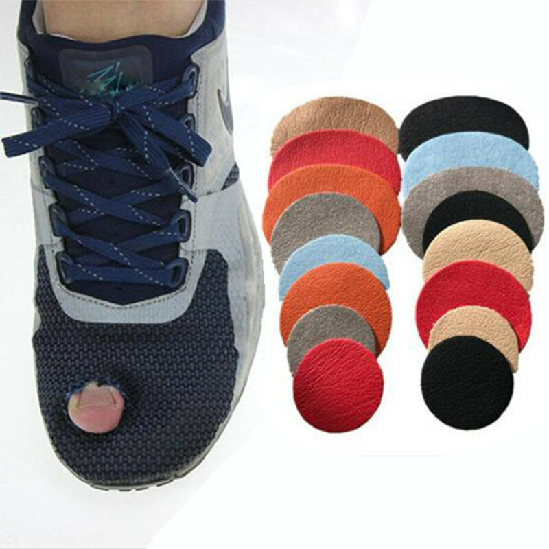 6PCS Shoe Patch Vamp Repair Sticker Subsidy Sticky Shoes Insoles Heel Protector heel hole repair Lined Anti-Wear Heel Foot Care