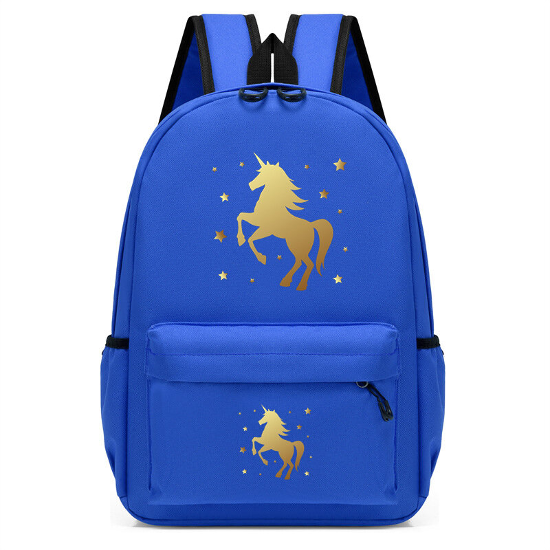 New Unicorn Anime Backpack Cartoon Trendy School Bags Kawaii Children Outdoor Bagpack Travel Bookbag Fashion Backpack Cute Bags