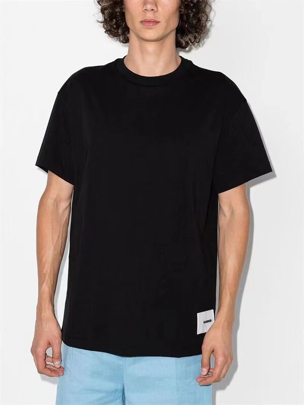 JIL-camisetas de manga corta para hombre y mujer, camisetas de algodón, lijadoras sueltas, estilo informal, alta calidad, Verano