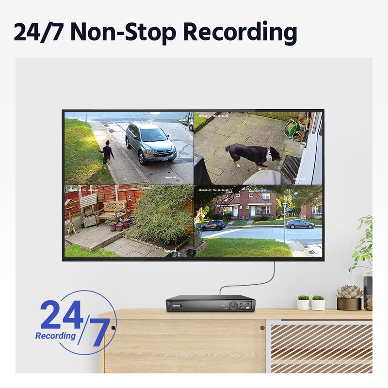 К 4K Ultra HD POE Система видеонаблюдения 8CH NVR рекордер с 8MP камеры безопасности CCTV комплект аудио запись 4K Ip камера