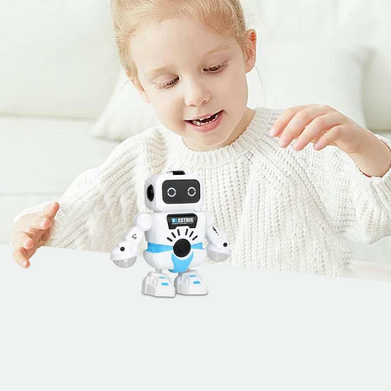 Taniec zabawka Robot wyrafinowany wygląd oczy LED tańca i brzmi Ultra-futurystyczny kosmonauta DJ Robot prezent dla dzieci, chłopców, dziewcząt