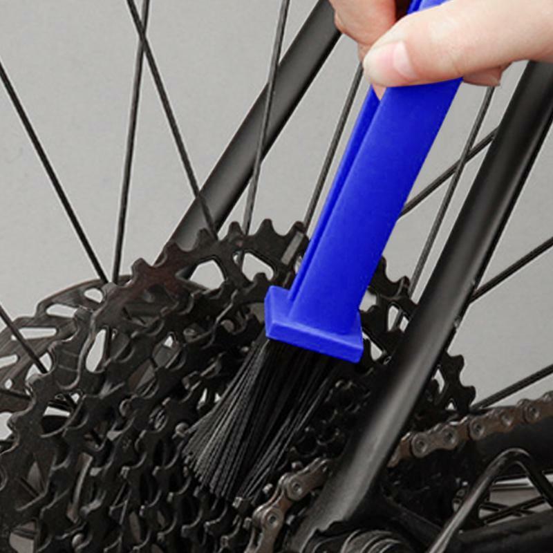 Регулируемая щетка, щетка для мойки велосипедной цепи, портативная щетка для чистки цепи велосипеда, мотоцикла, инструмент для цепи мотоцикла