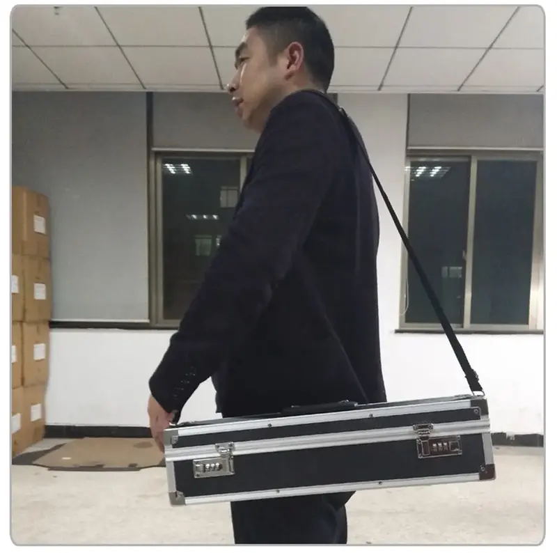 Aluminium Werkzeug koffer-Schaumstoffe insatz Aufbewahrung organisator mit Schulter gurt für Messer 50cm Länge x 12cm Breite x 12cm Höhe 2024neu