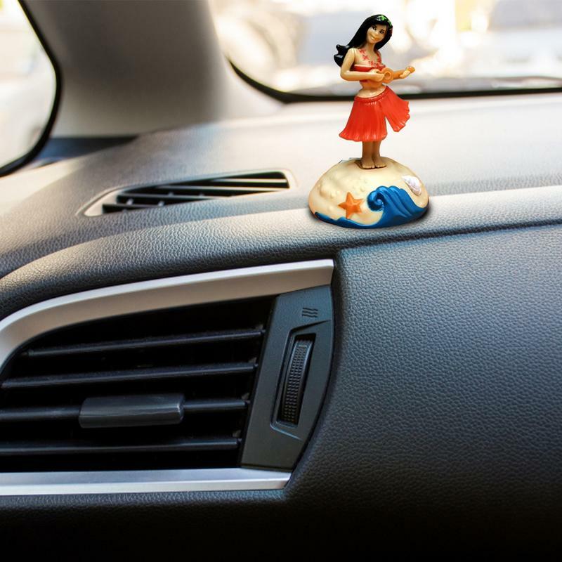 Poruszająca głową ozdoba do tańca ozdoba Mini figurka na biurko do dekoracji wnętrza samochodu