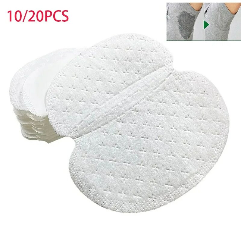 10/20PCS Non-woven Underarm Sweat Pads Comfortable Breathable Non Visible Armpit Sweat Pad Ultra-thin Mini