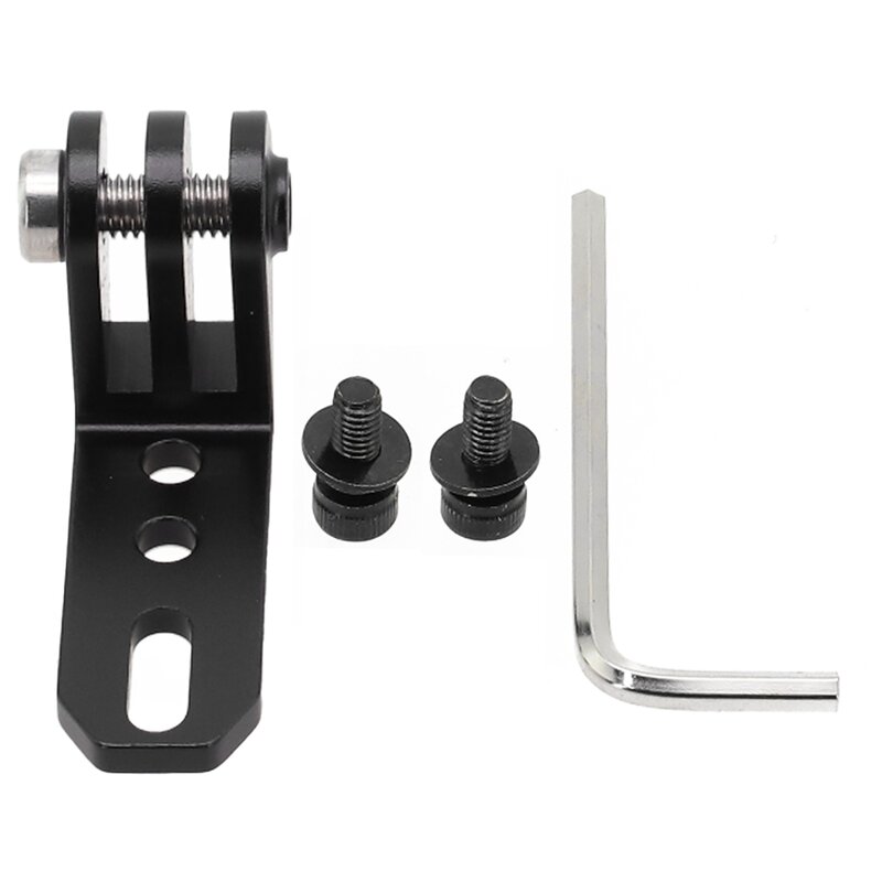 1pc Bike Number Plate Mount Aluminum Alloy Mount With 2 Bolts For Shimano Saddles Bicycle Camera Holder For-Gopro