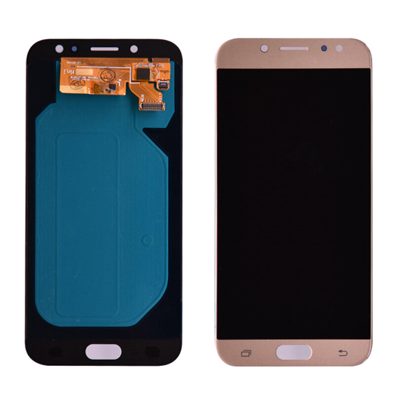 Visor em LCD Super Amoled para Samsung Galaxy, conjunto digitalizador para modelos J7 Pro 2017 J730 J730F, tela sensível ao toque