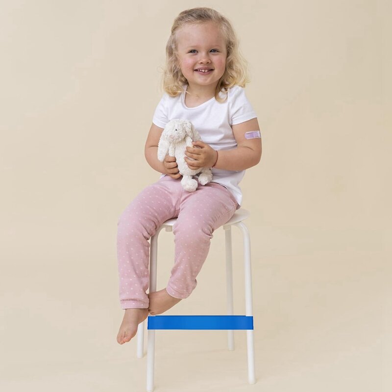 12 Pcs tali kursi untuk anak-anak dengan kaki gelisah untuk kursi ADHD alat fleksibel tempat duduk untuk kelas dasar
