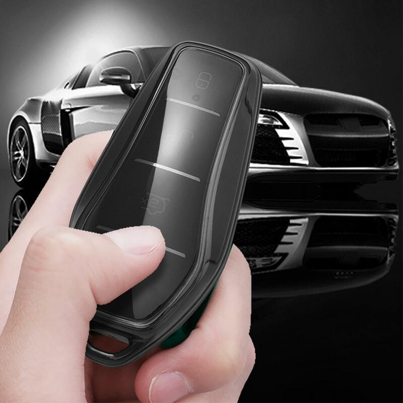 2/3/5 Waterproof And Dustproof Automobile TPU Car Key Protective Cover Universal Fit Easy
