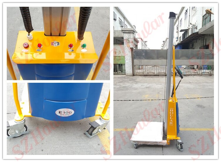 Wholesale China Mini Stacker Hand Stakcer Electric Mini Winch Stacker 100-250kg ME-A10 ME-B10