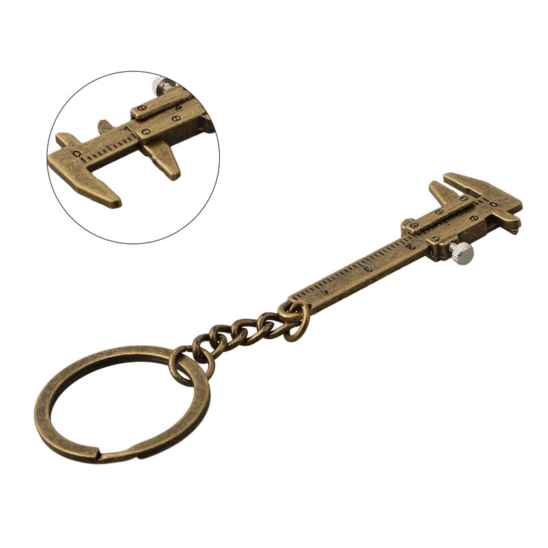 Gantungan kunci mobil portabel mini-vernier Caliper 0-40 mm-alat pengukur Gantungan Kunci Kualitas Produk Aftermarket dan baru dan kualitas tinggi