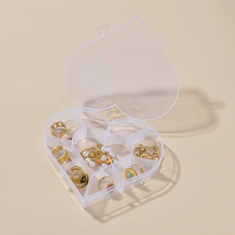 MeMolissa Fashion Jewelry Boxes Plastic Tool Box Craft Organizer Storage Beads Bracelet Jewelry Boxes Packaging Wholesale