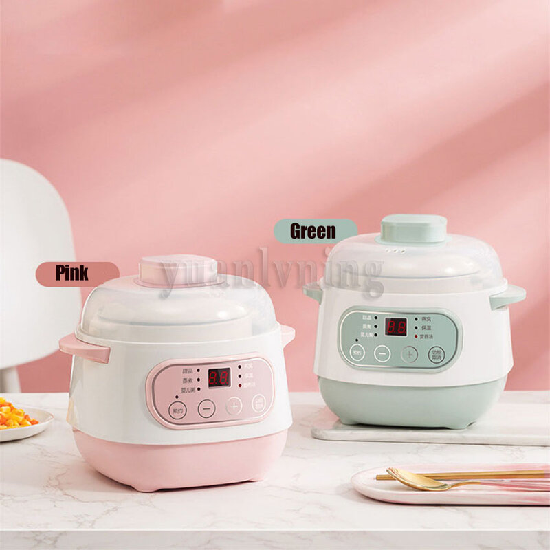 Automatic Electric Porridge Pot For Newborn Baby Kid Nutritious Cooking Electricity Ceramic Material Slow Stewing Cooker Pot