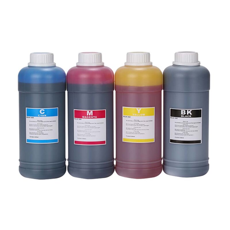 500ml Black C M Y Refill Dye Based Ink Kit Replacement For Epson Canon HP Brother Lexmark Samsung Dell Inkjet Printer