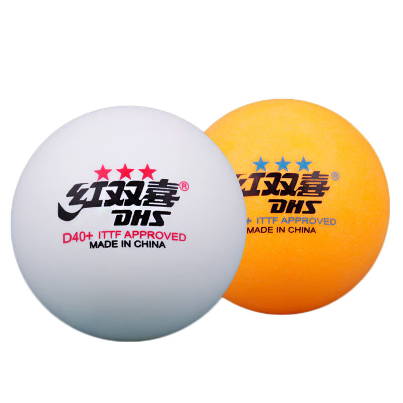 Мячи для настольного тенниса DHS 3 звезды D40 + ABS новый материал 10 шт./коробка мячи для пинг-понга со швом ITTF одобренные для тренировок