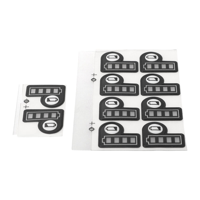 10PCS Battery Level Indicator Label Battery Capacity Light Sticker Button Decal For Makita BL1830 BL1430 18V Lithium Battery