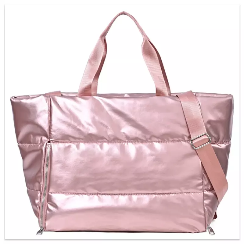 PU Travel Bags Solid Ladies Bags on Sale 2024 High Quality Zipper High-capacity Casual Tote Soft Casual Handbag Bolsa De Viagem