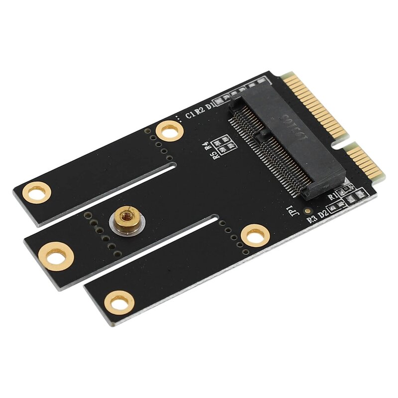 M.2ใหม่ NGFF เป็น MINI PCI-E (PCIe + USB) อะแดปเตอร์สำหรับ M.2 WiFi บลูทูธไร้สาย WLAN การ์ด Intel AX200 9260 8265 8260สำหรับแล็ปท็อป