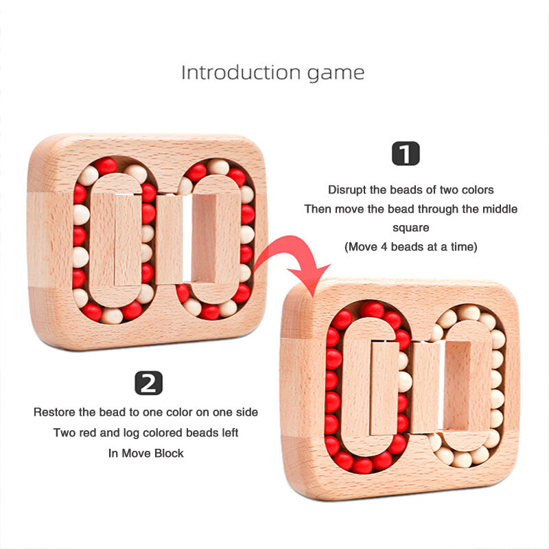 Holz Kinder Flache Ball Loch Luban Lock Mechanismus Zu Lösen Die Puzzle von Erwachsene Dekompression Frühen Bildung Spielzeug Slide Puzzle