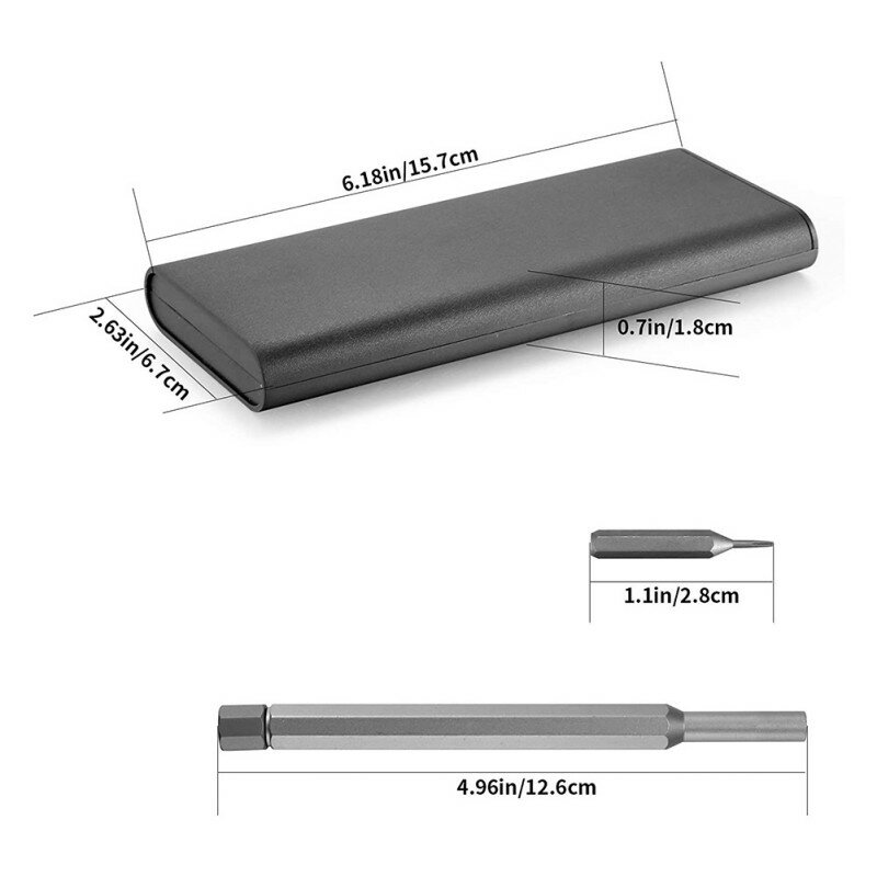Phone PC Repair Screwdriver Set 25 in 1 Magnetic Manual Professional Kit Multifunctional Handmade Tool Precision Bits Hand Tools