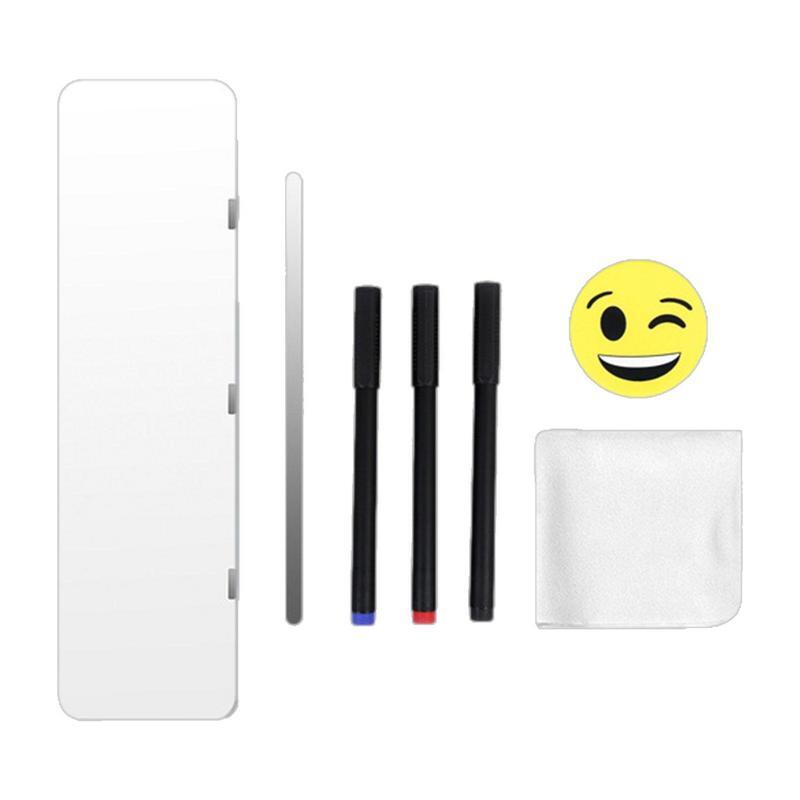 1PC Dry Erase Magnetic Message Memo PC Screen Computer Monitors Side Panel Planner Writing Record Message Board Remind Memo Pad