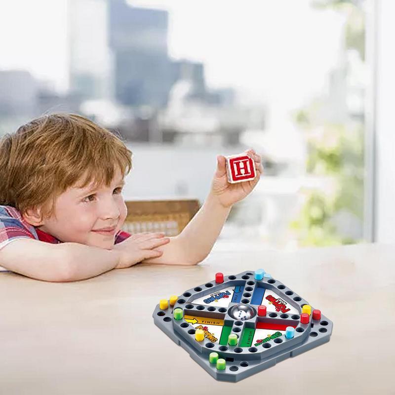 Gewinnen bewegt Spiele tragbares Strategies piel Spielzeug Problem Brettspiel multifunktion ale Familien reisespiele wieder verwendbar interaktiv