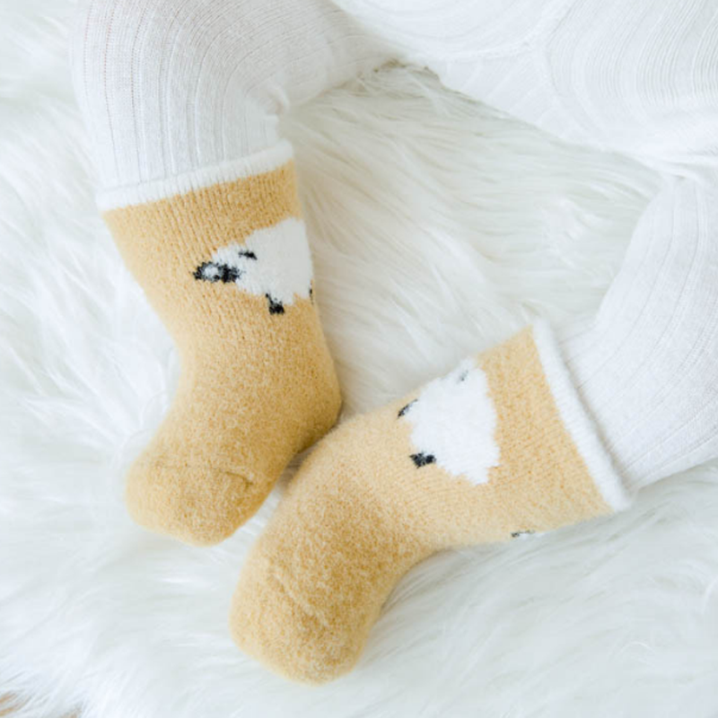 Новые осенне-зимние детские носки для мальчиков и девочек толстые детские носки