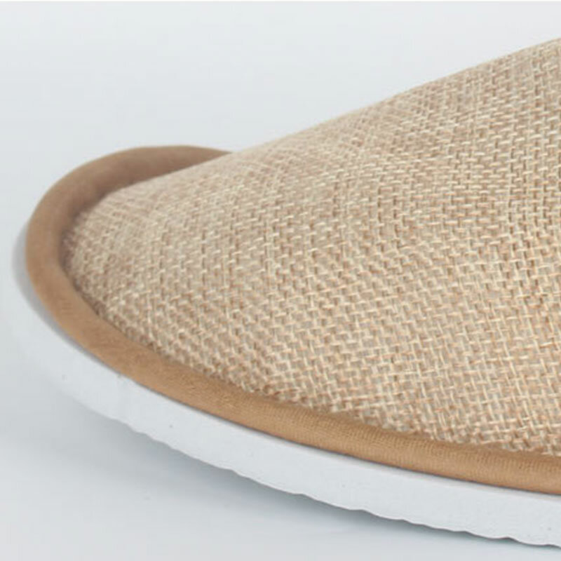 Disposable Hotel Travel Spa Portable Flop Shoes Men Women Home Guest Indoor Slippers Unisex Slippers Summer Linen Slippers