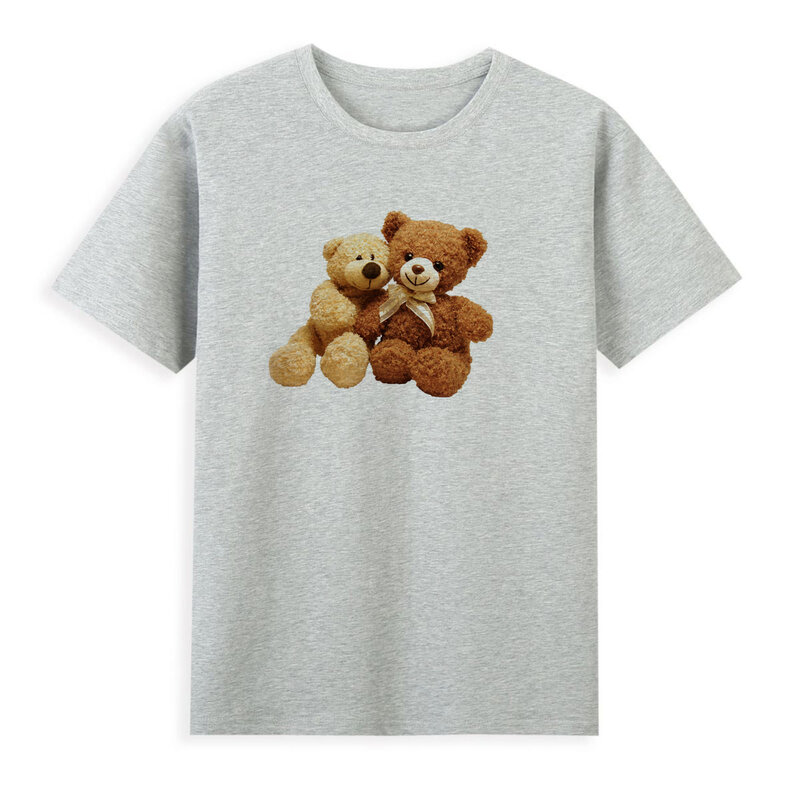 Kaos Beruang Teddy Star Terkenal Bgtomat Merek Baru Pakaian Musim Panas Wanita Atasan Beruang Cantik & Kaus Katun Kasual