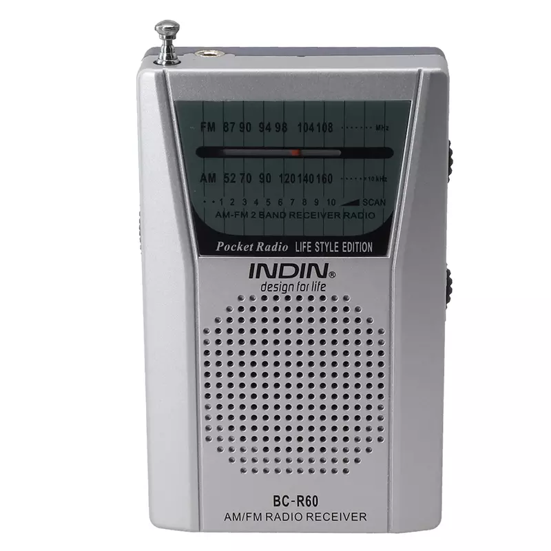 Radio FM Radiodiffusion Radio BC-R60 Cadeau Radio portable Herramienta soigneusement adros Multimètre calcul outils de travail