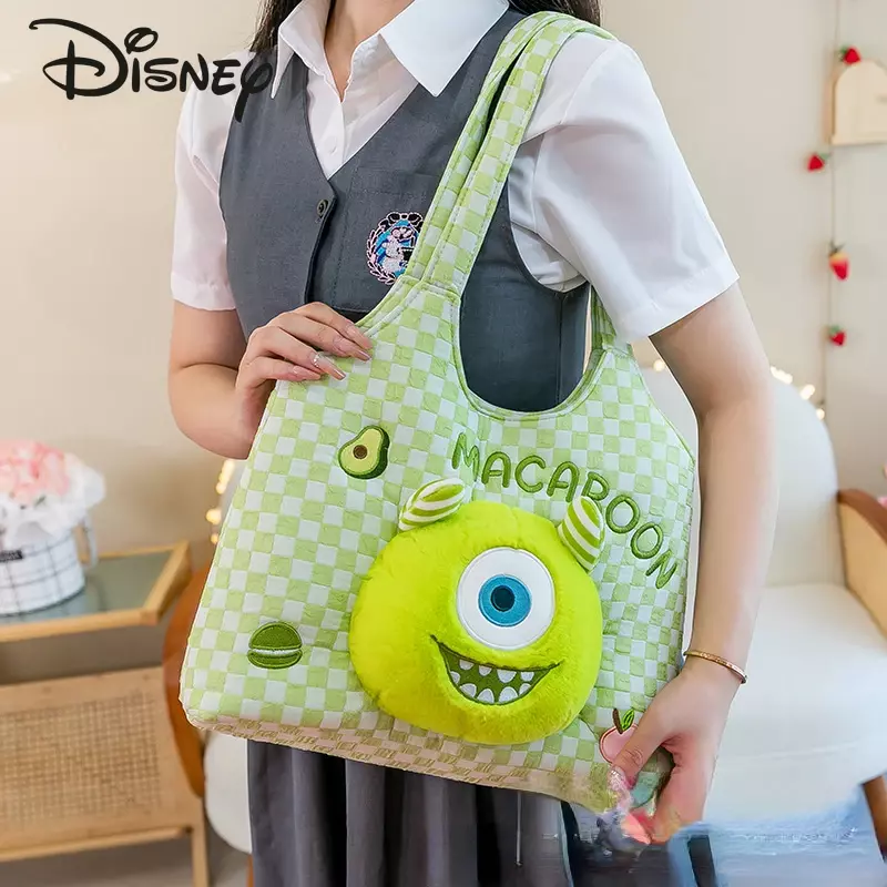 Disney New Doll Women's Handbag Fashionable and High Quality Women's Shopping Bag Small Fresh and Versatile Girl Shoulder Bag