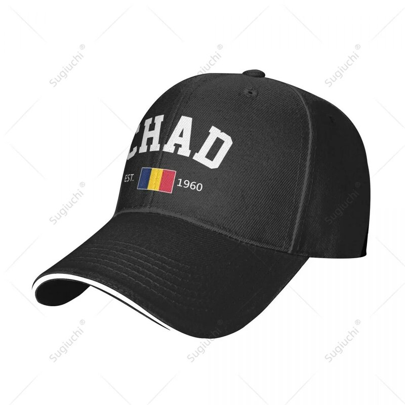 남녀공용 야구 모자, Chad EST.1960 독립 기념일, 힙합 샌드위치 캡, 스냅백 골프 모자, 낚시