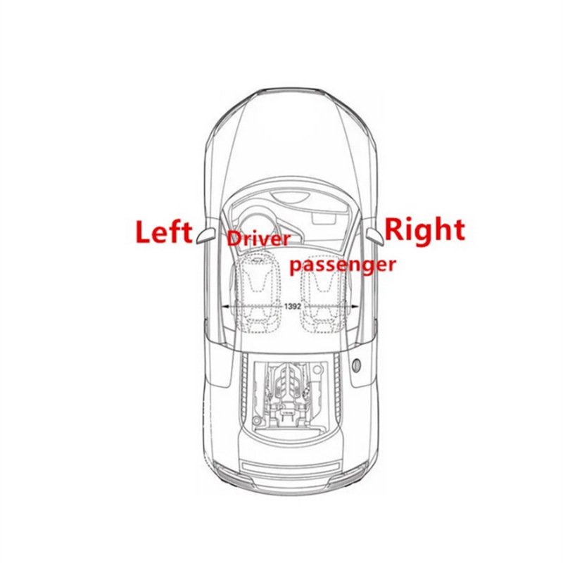 Limpador de pára-brisa dianteiro do carro, Cowl Cover Seal para Toyota 4Runner, LH e RH, 53867-35020, 53866-35030, 1 par