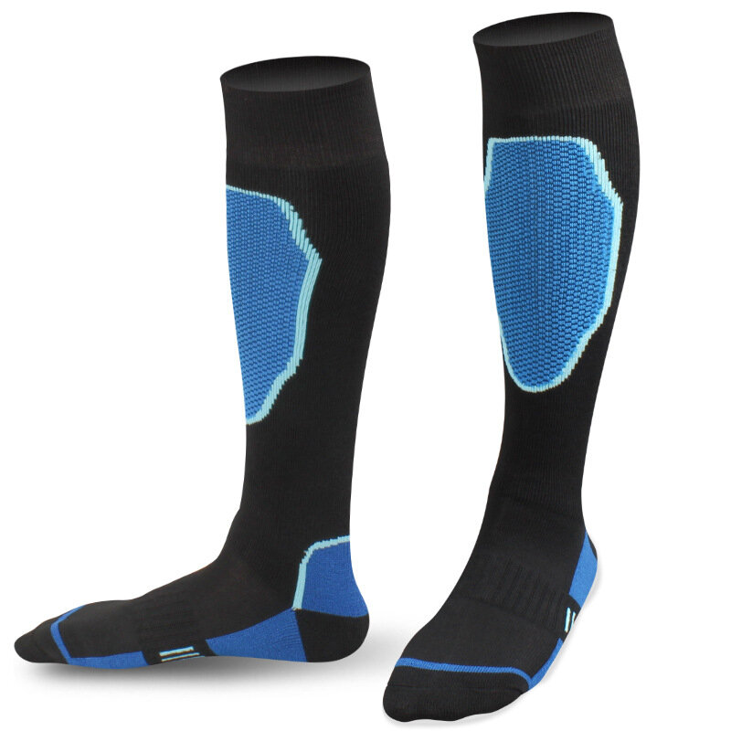 1 par meias de escalada de lã meias térmicas das mulheres dos homens inverno longo quente meias de compressão para esqui caminhadas snowboard esportes ao ar livre