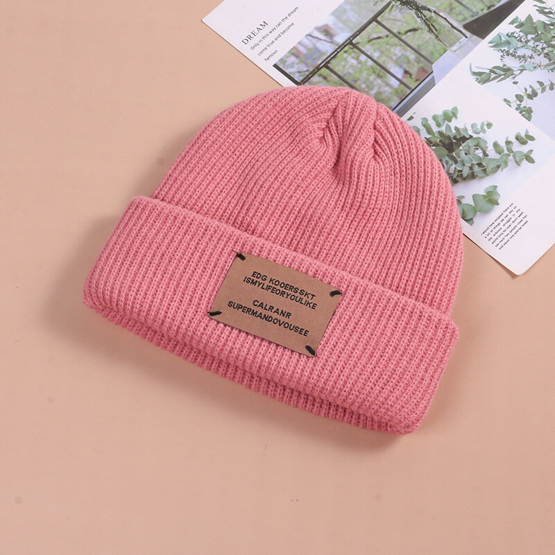 Women Men Beanie Hat Winter Breathable Windproof Warm Cap Couple Casual Knitted Hat For Outdoor Travel Shopping