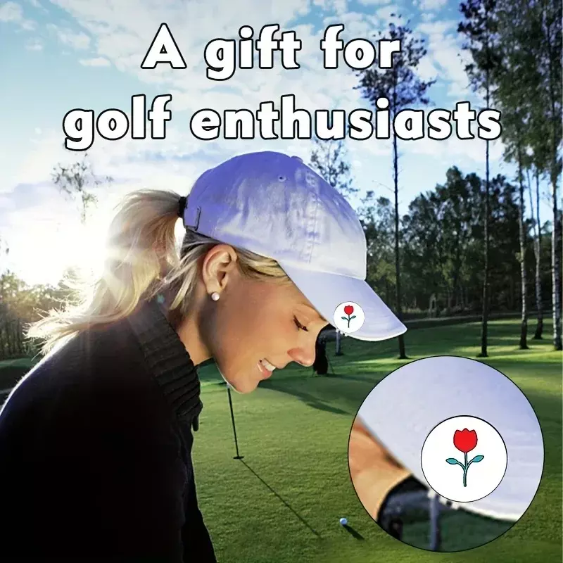 Logotipo magnético da bola de golfe do metal, dispositivo entusiasta, ícone do divertimento, presente retro, perfeito para homens e mulheres, 25mm
