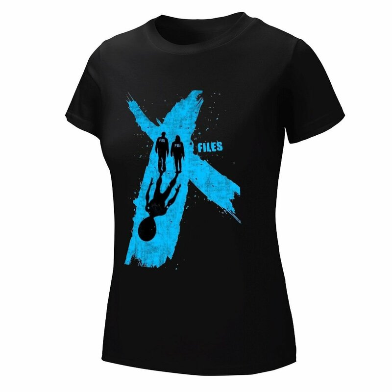The X-Files T-Shirt Woman T-shirts Women's clothing Women's tee shirt t-shirt dress for Women long