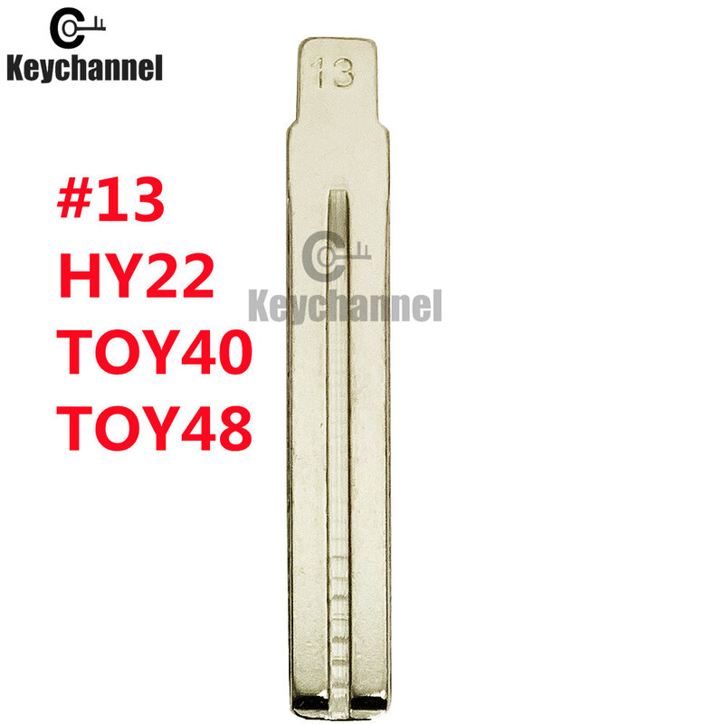 5/10 Buah/Lot 13 # KEYDIY Remote Universal Flip Blade untuk KD Remote TOY40 Toy48FH IX35 Verna untuk Kia Toyota untuk Lexus Key Blade