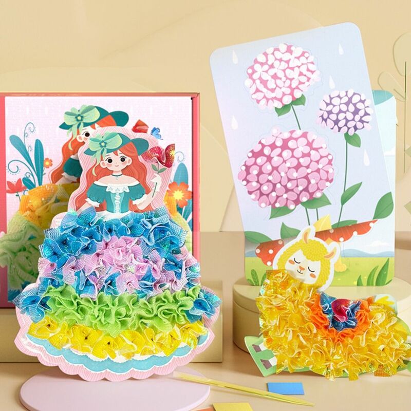 Zabawki dekoracyjne księżniczka element ubioru zabawki strój księżniczki spódnica projektant sztuki DIY zabawki prezent w pudełku kolor poznawczy