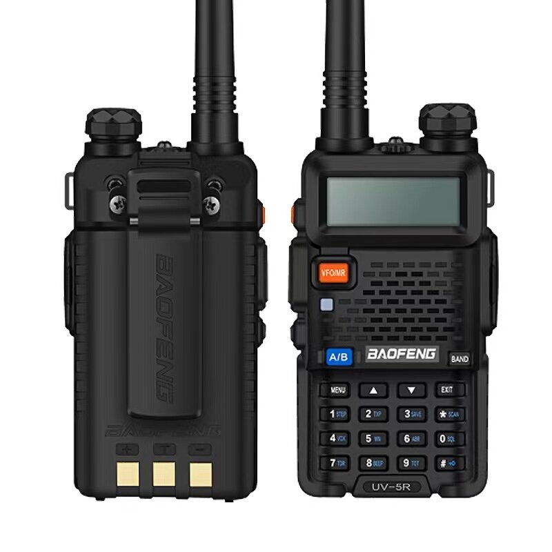 Baofeng Walkie Talkie UV-5R, Walkie Talkie jarak jauh Dual Band dua arah Radio CB portabel UV5R berburu