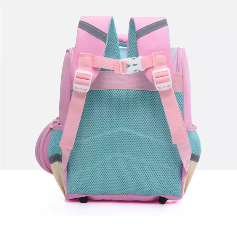 Kids Function Cute Lightweight Children's Bookbag with Bottle Side Pocket Adjustable Padded Shoulder Strap Leisure Backpack