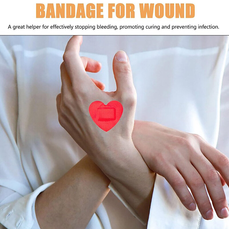 Opatrunek na hydrokoloid bandaż w kształcie serca samoprzylepne plastry na rany w kształcie serca z pierwszej pomocy