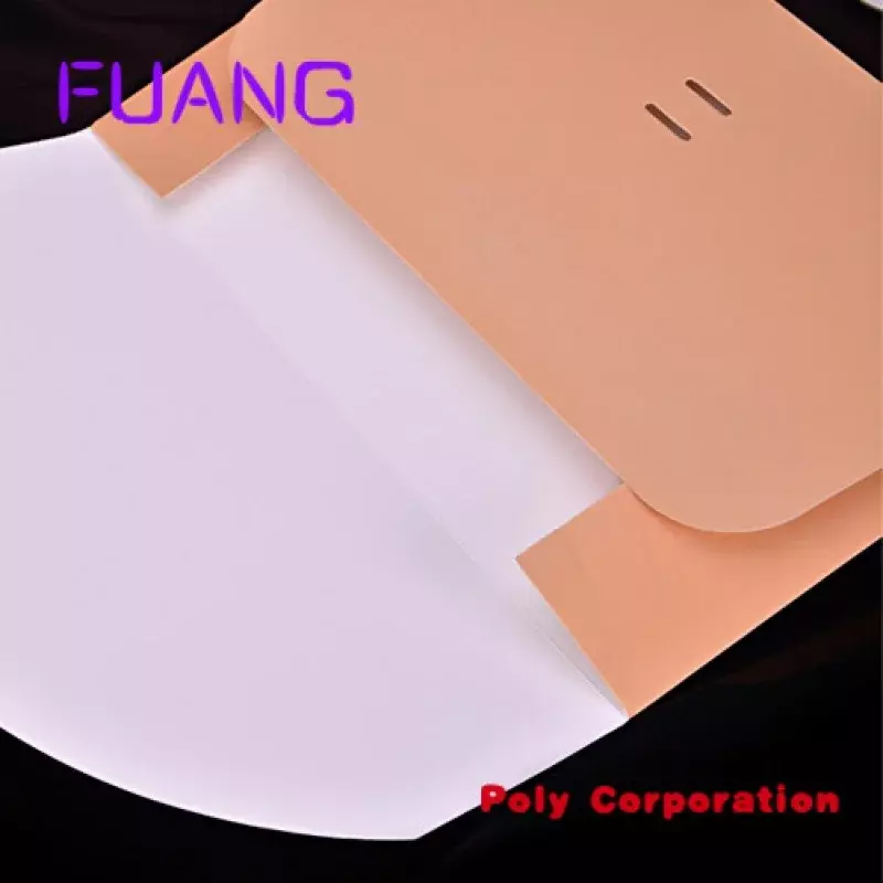 Пользовательский логотип, складные бумажные упаковочные конверты с лентой, пригодный для переработки