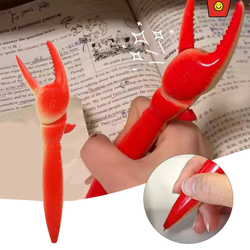 Pena bentuk Lobster unik pena Craw kepiting Unik Lucu untuk dalam ruangan