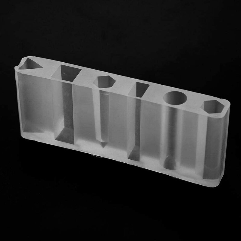 1 molde de silicona para joyería, poligonal líquida, molde de cristal Diy, colgante, fabricación de manualidades, molde transparente, regalos de manualidades