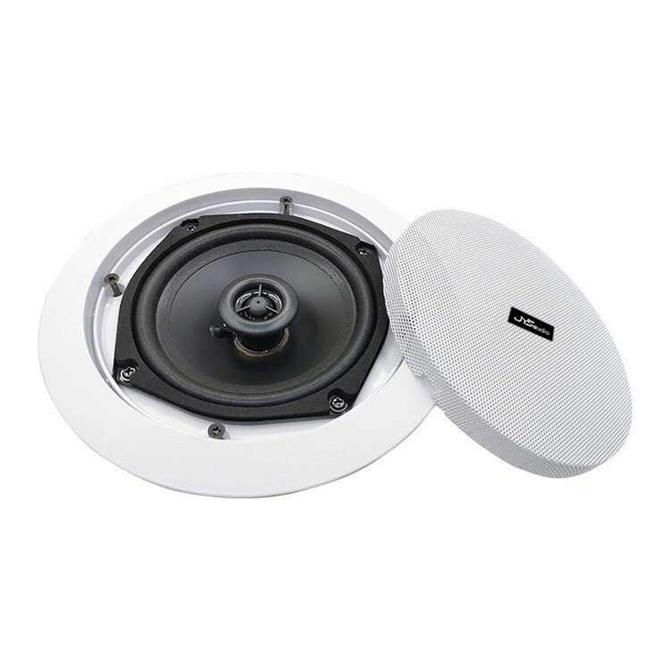 HiFi WIFI Speaker Langit-langit Stereo Suara PA Subwoofer 30W Loudspeaker Bluetooth Kompatibel dengan Rumah Amplifier Kelas D