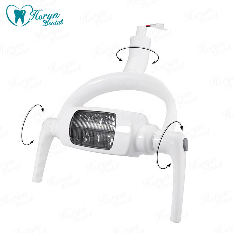 6-led dentystyczny lampa operacyjna czujnik indukcyjny do jamy ustnej LED do unitu stomatologicznego krzesło narzędzia do pielęgnacja jamy ustnej wybielania zębów