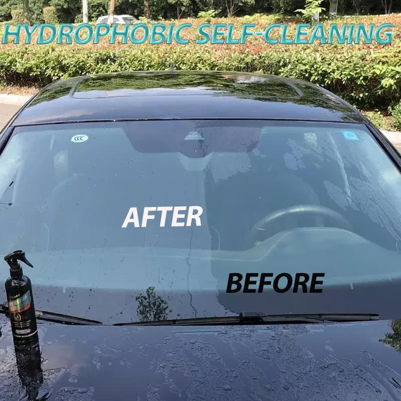 Автомобильное стекло, водоотталкивающий спрей, покрытие от дождя, лобовое стекло, Гидрофобный репеллент от дождя, жидкая зеркальная маска, водонепроницаемый набор для полировки